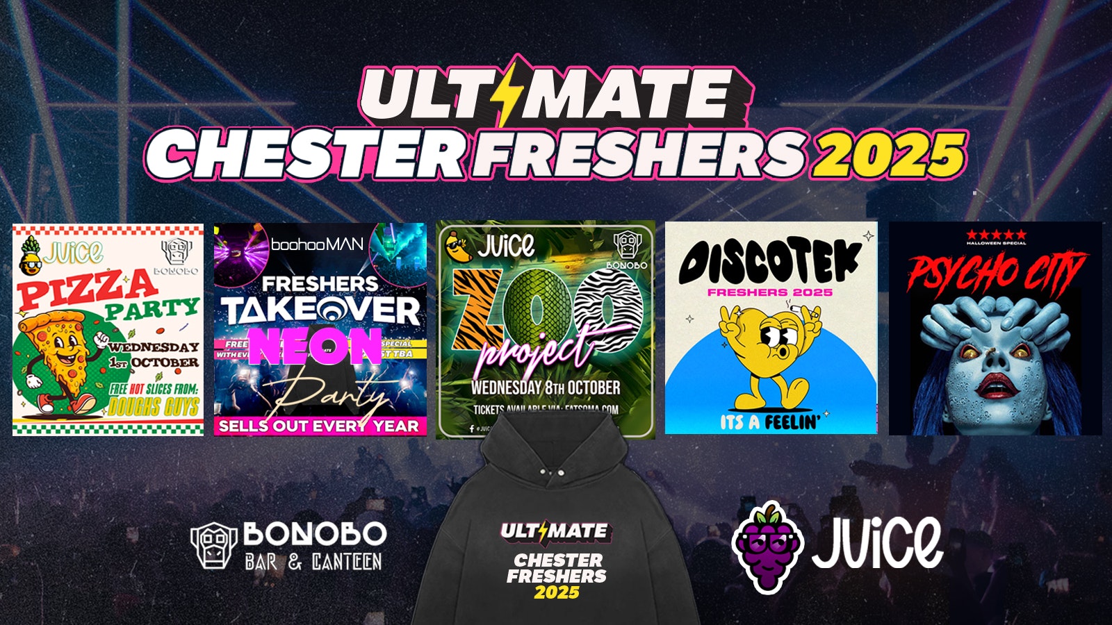 ULTIMATE CHESTER FRESHERS 2025 ⚡🚨 FINAL 150 TICKETS! 🚨