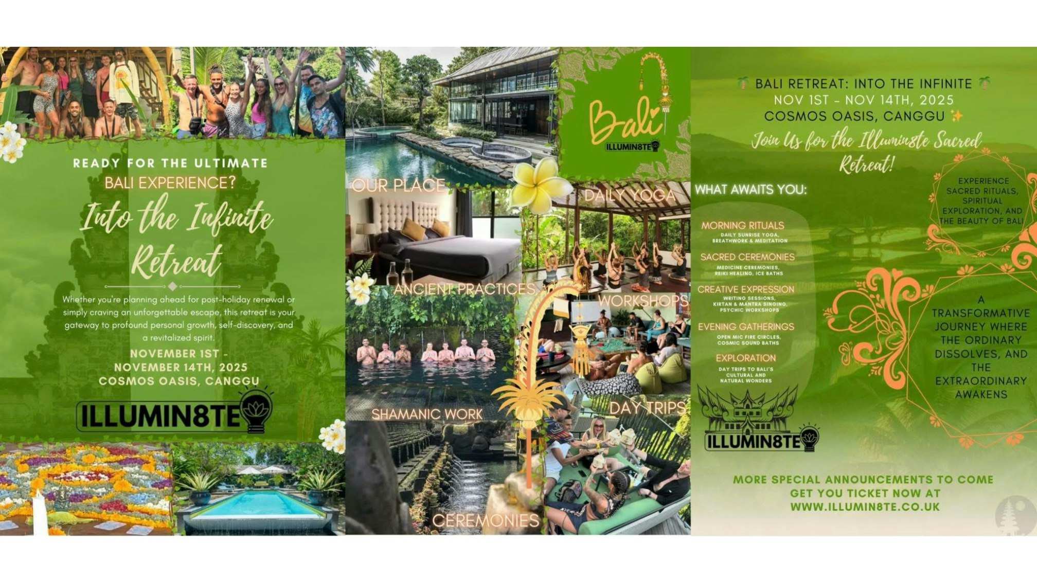 BALI Into The Infinite (Nov 1st – 14th) @ Cosmos Villa Infinity Complex