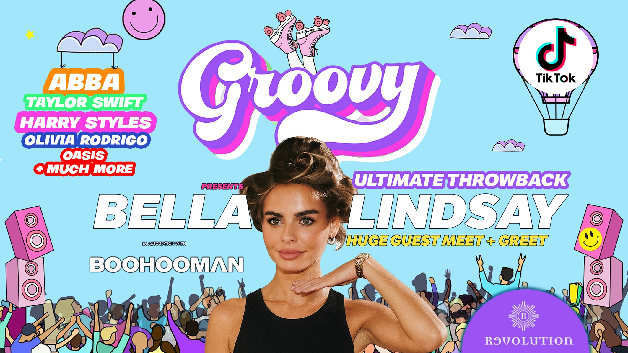ULTIMATE FRESHERS presents GROOVY with BOBLESS BELLS 🪩 CARDIFF FRESHERS 2025 🪩  🎉 ☮️ THE ULTIMATE THROWBACK EVENT ☮️ ✌️