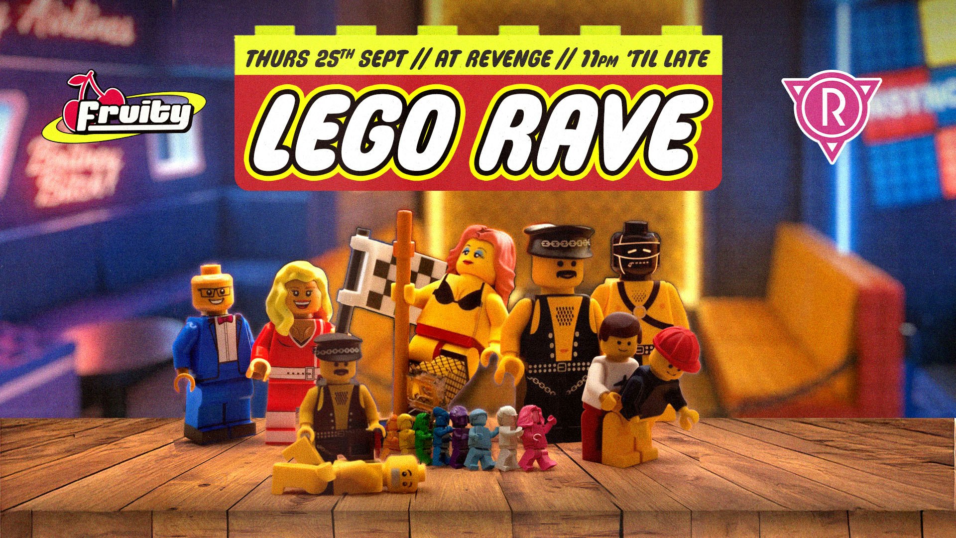 Lego Rave: Fruity vs. ROAR Freshers Party