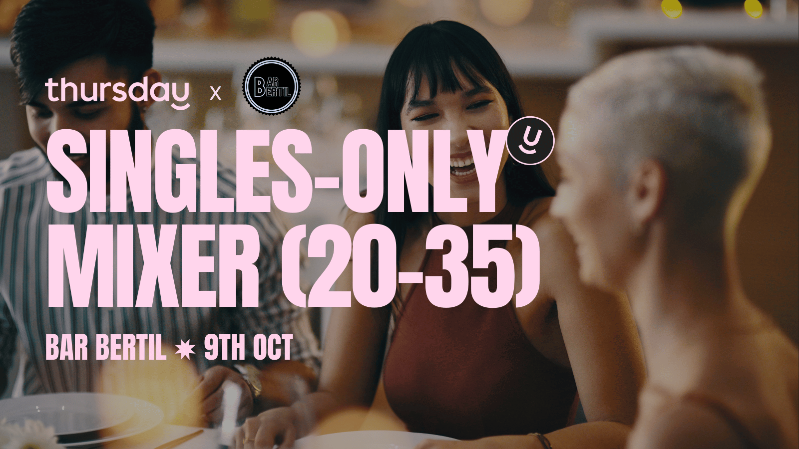 Thursday | Thursdate: Meet, Mingle & Match (20-35) | Antwerp