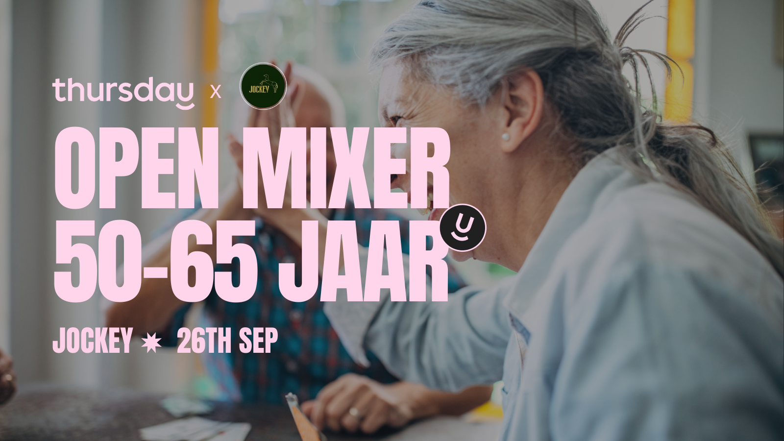 Friday | Singles Cocktail Soirée at Jockey (50-65) | Antwerp