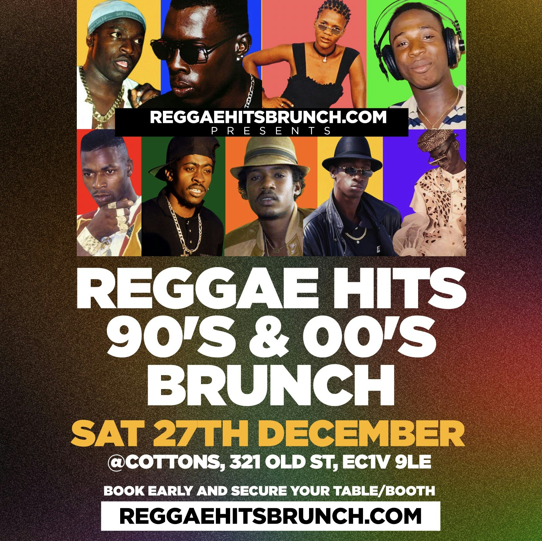 90’S RAGGA & 00’S  DANCEHALL BOTTOMLESS BRUNCH