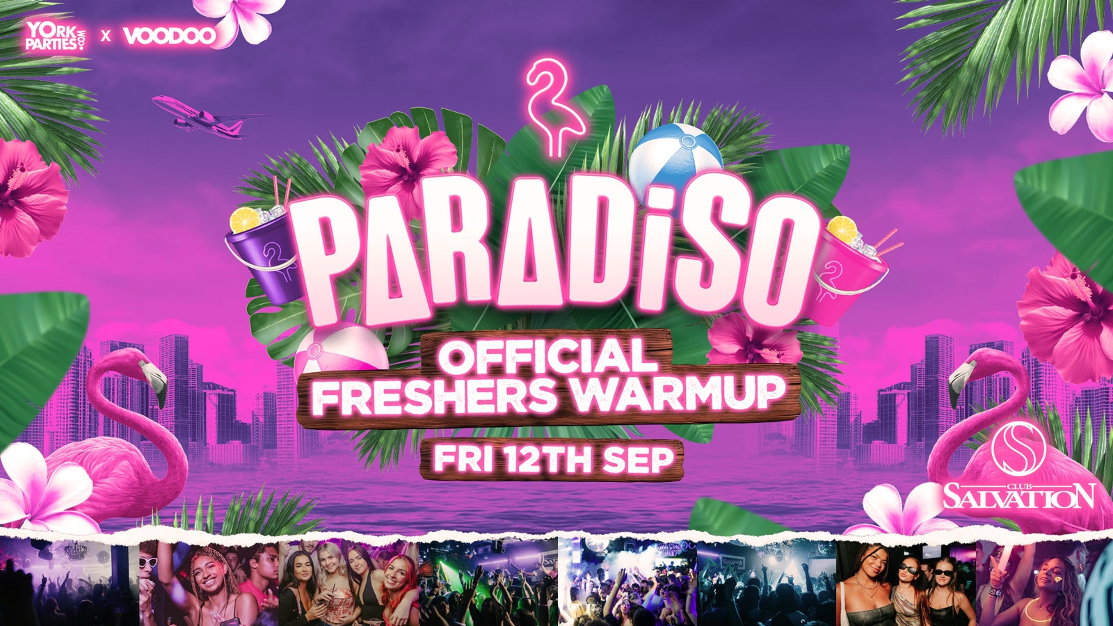 PARADISO FRIDAYS Official Freshers Warmup 🦩