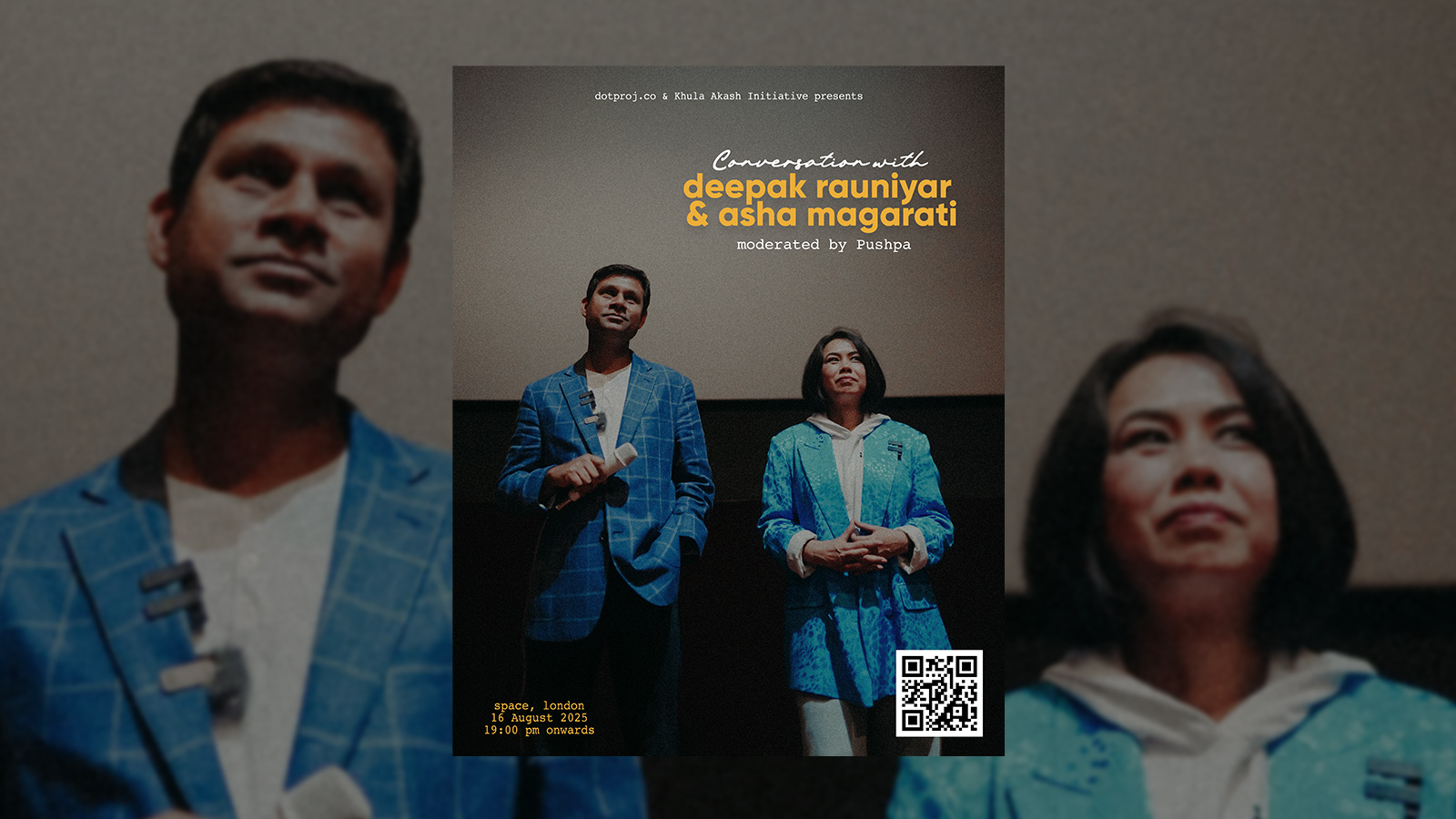 Conversation with Deepak Rauniyar & Asha Magarati at Space London ...