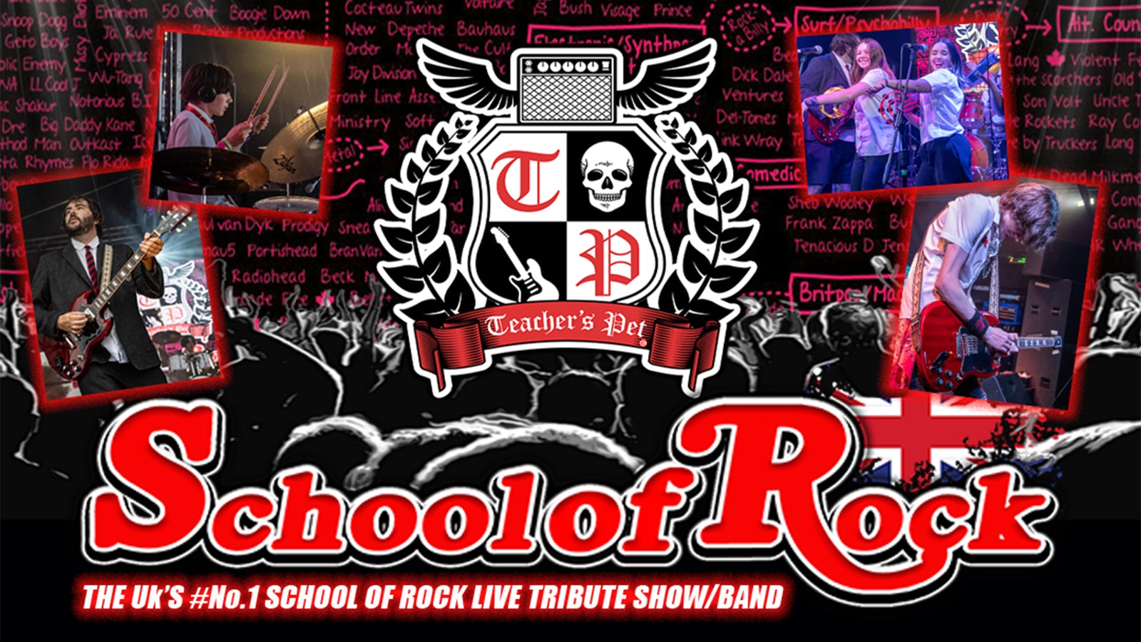 🎟 FREE TICKET OFFER! 🎸 School of Rock with Teachers Pet live