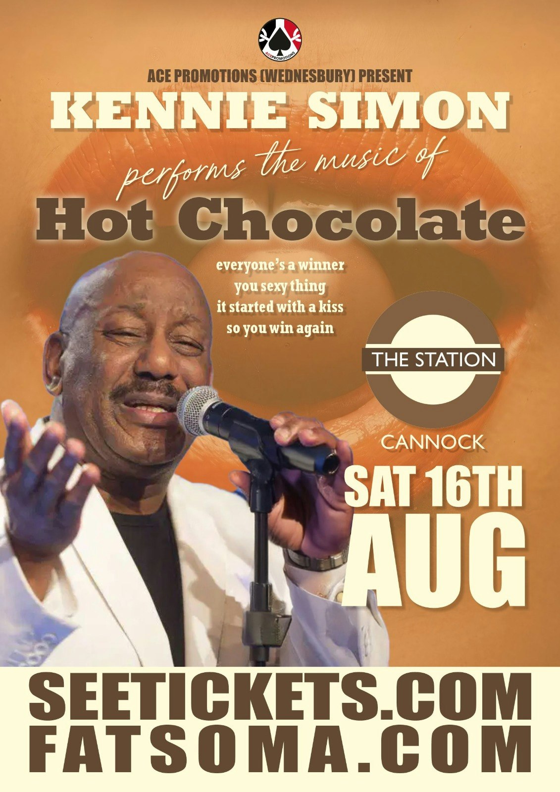 The Hot Chocolate Experience with Kenny Simon former Hot Chocolate lead singer