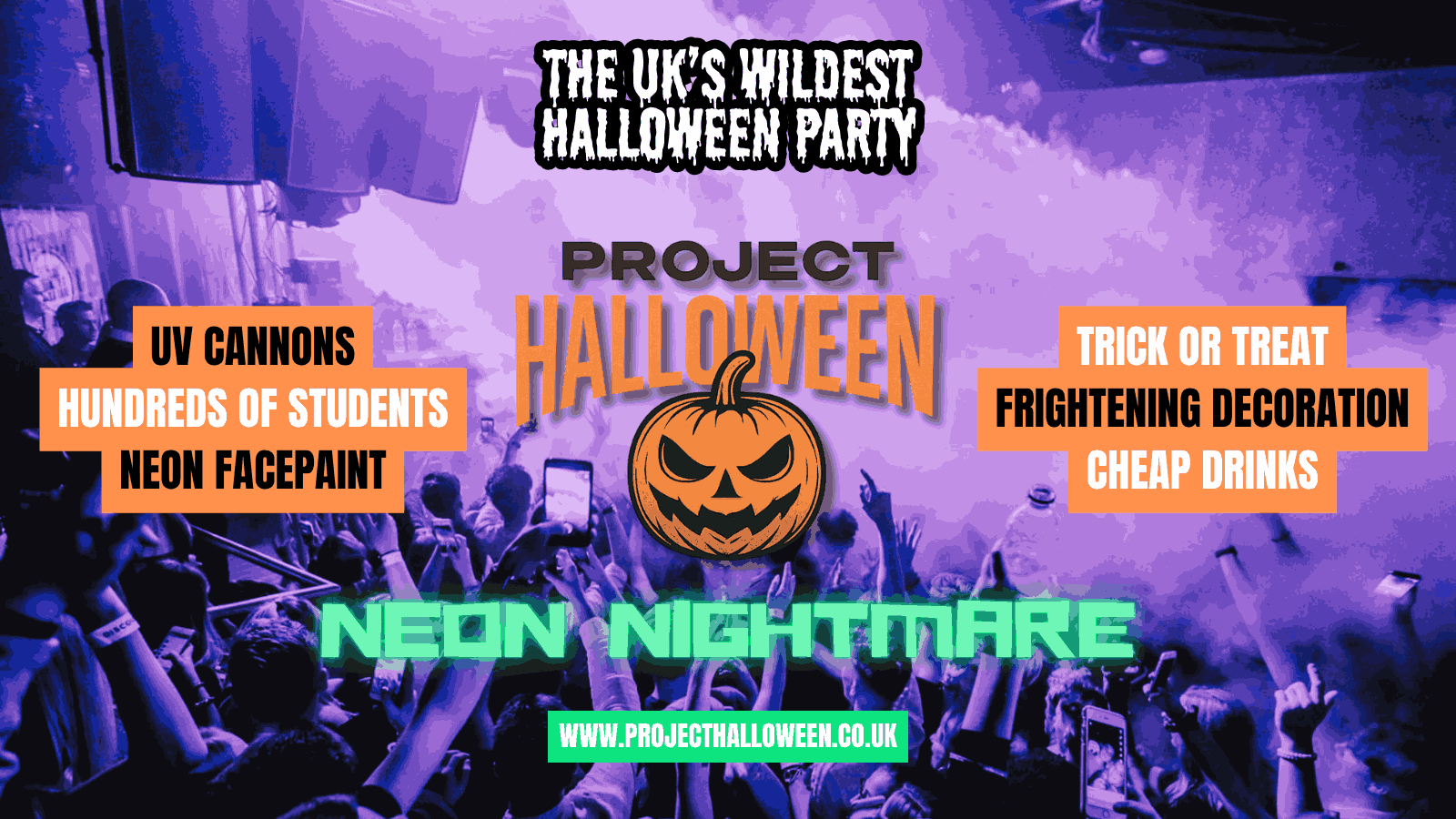 PROJECT HALLOWEEN: NEON NIGHTMARE – BRISTOL