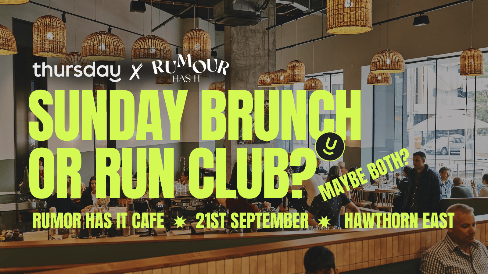 Sunday | Run & Brunch (25-40)| Hawthorn