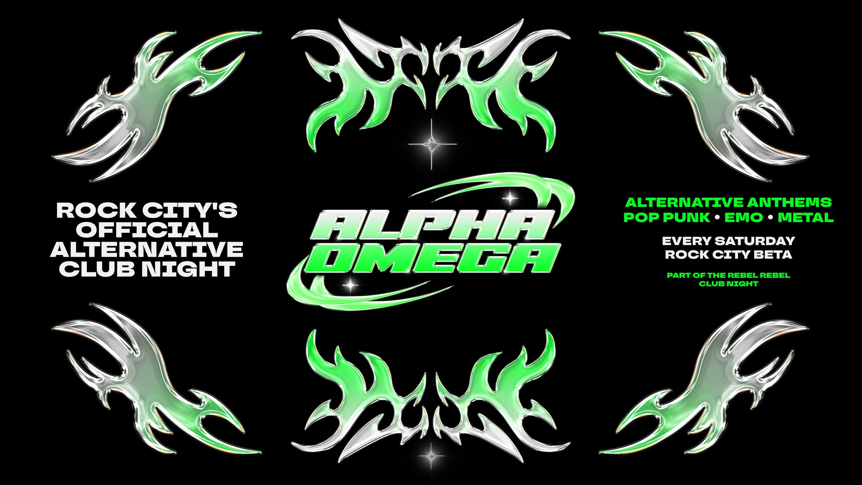 Alpha Omega – Nottingham’s Best Alternative Club Night (POP PUNK | EMO | METAL) – 11/10/25