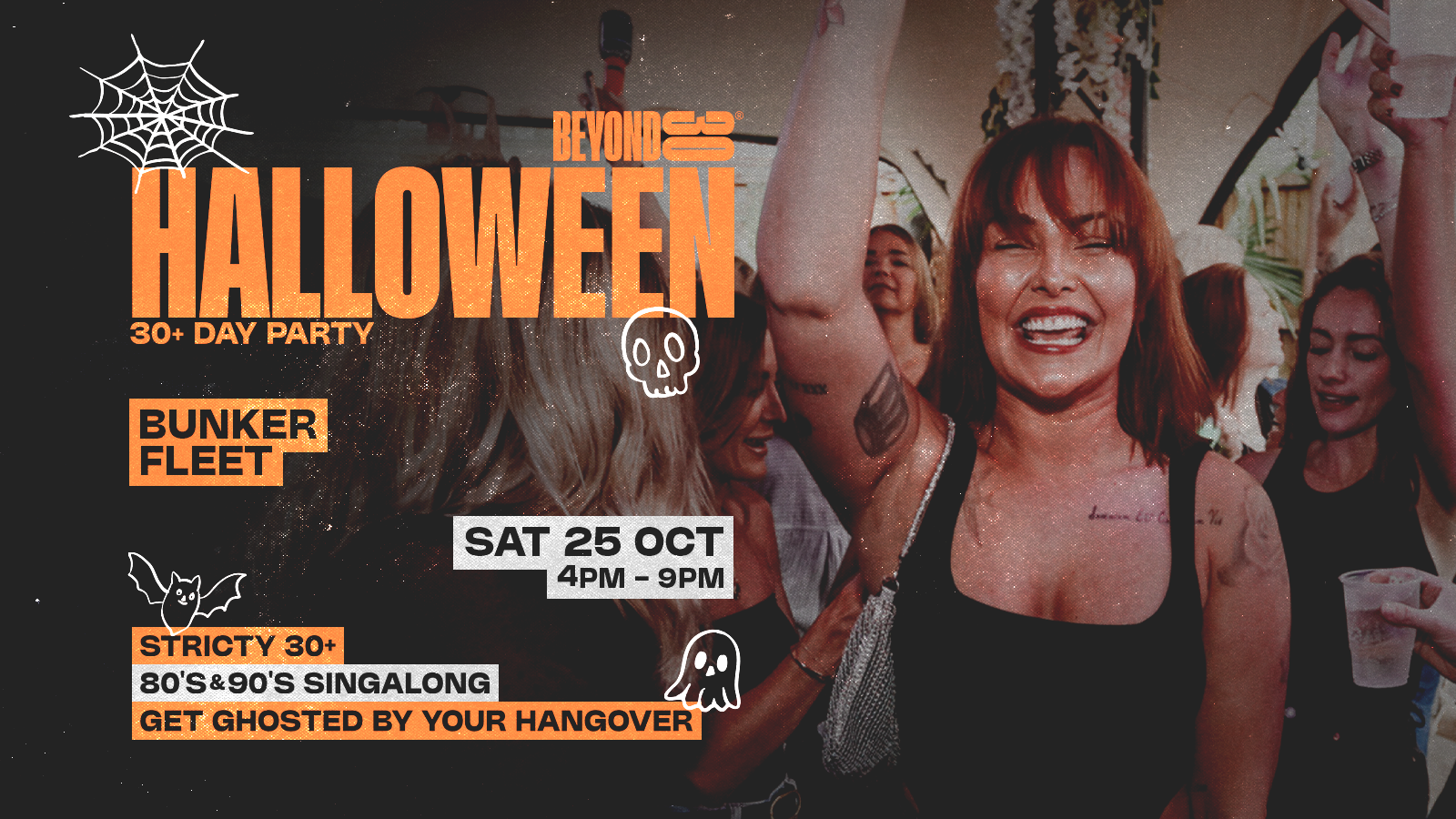 OVER 30s HALLOWEEN DAY PARTY – FLEET🎃