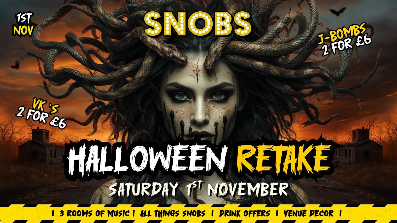 Loaded Saturdays HALLOWEEN RETAKE!! @ Snobs – 1st Nov
