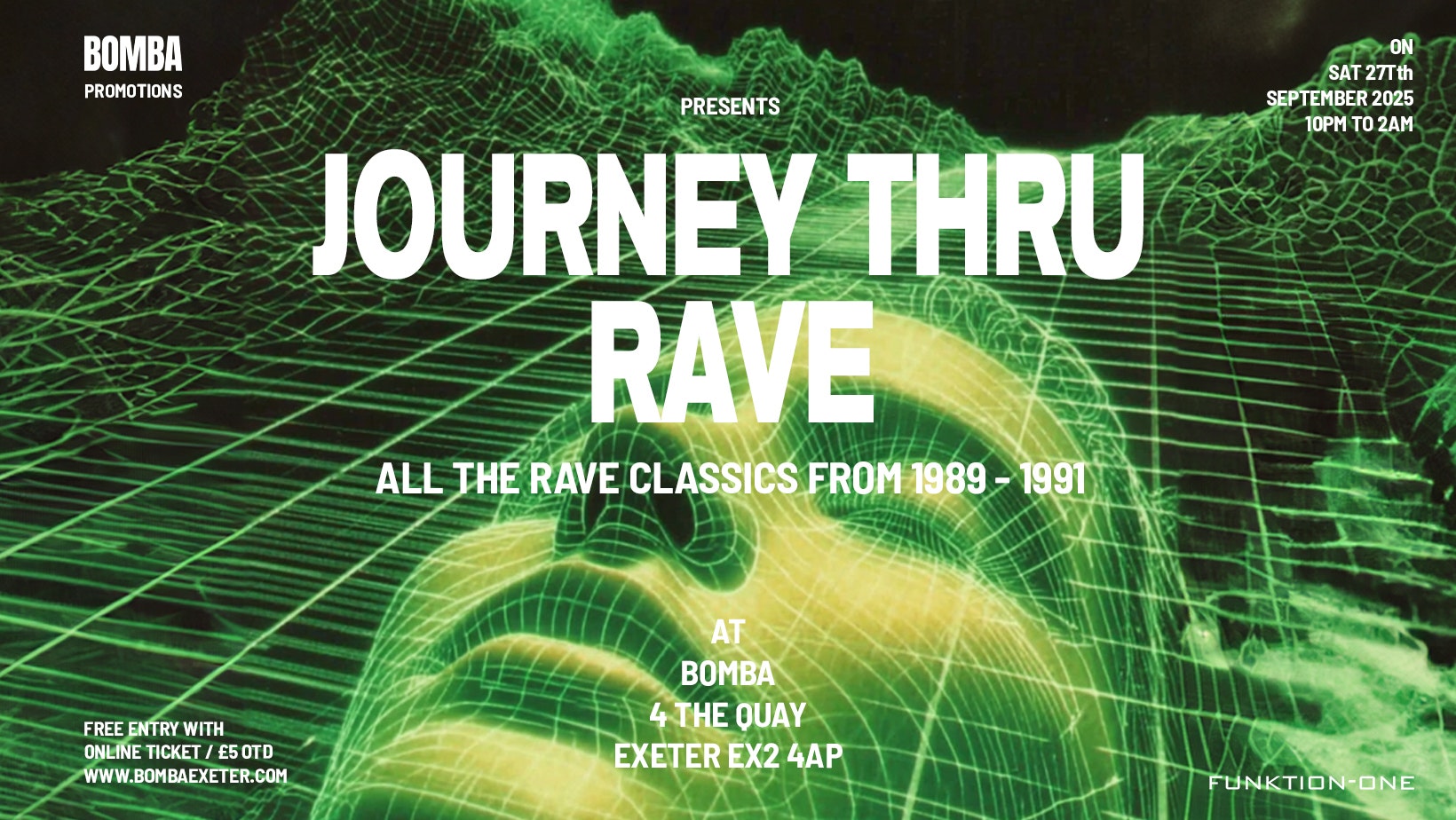 Journey Thru Rave Classics | 27.09.25 Bomba Exeter