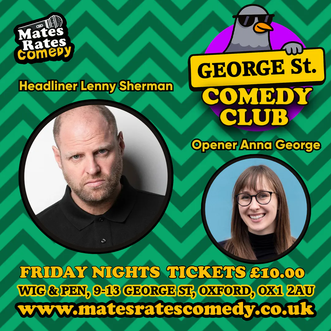 George Street Comedy Club: October 24 at Wig & Pen, Oxford on 24th Oct ...