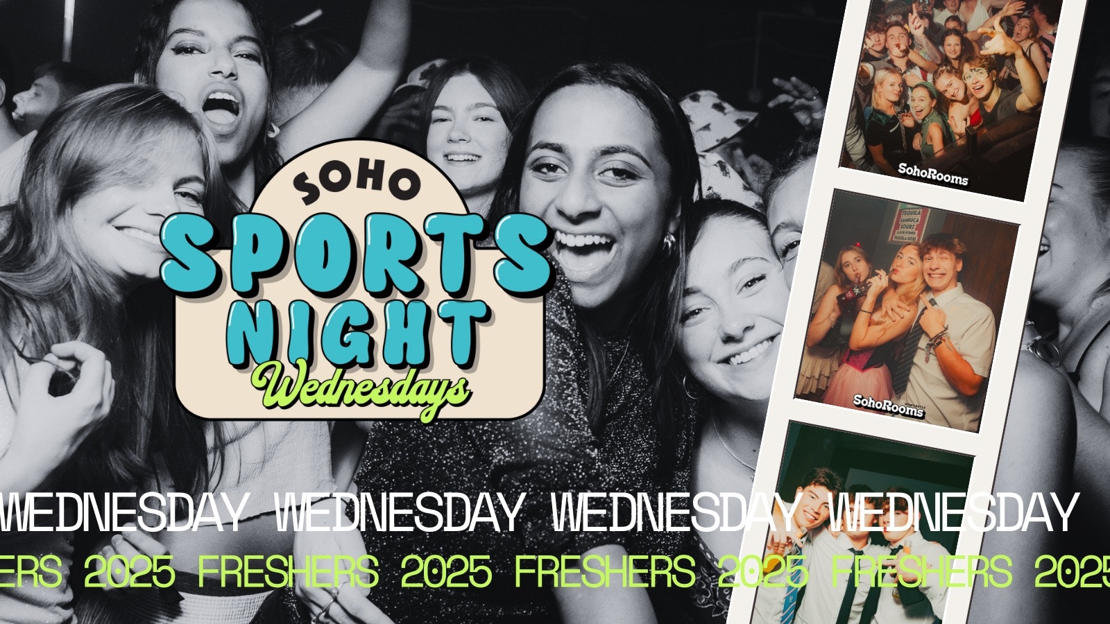 Your Official Soho Sports Night | Wednesday 24th September | Soho Rooms Newcastle