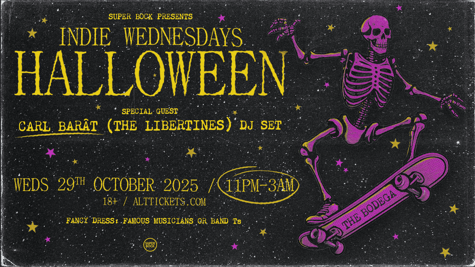 Indie Weds Halloween: Carl Barât DJ Set
