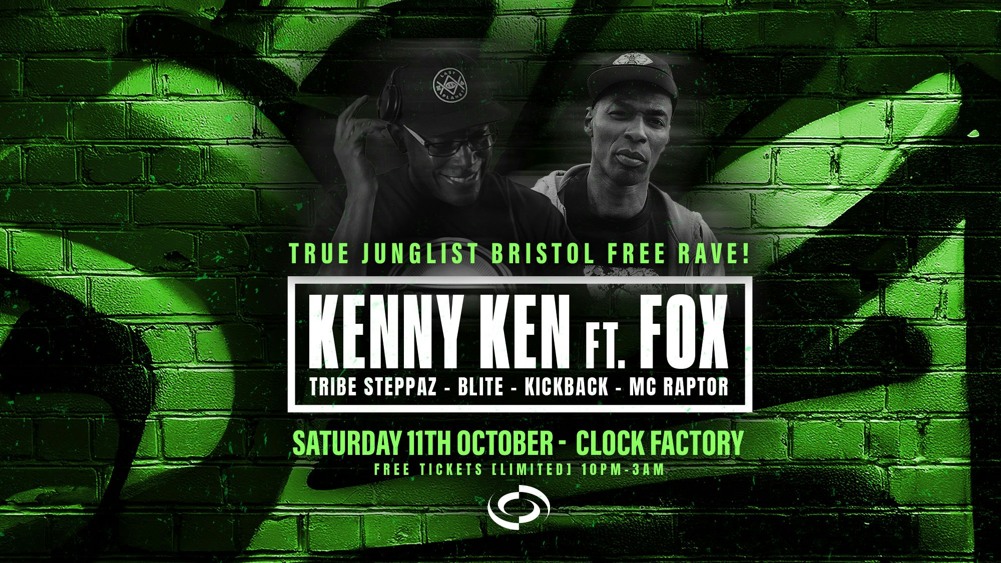 True Junglist FREE RAVE! Kenny Ken + Fox & More