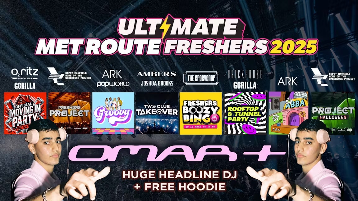 ULTIMATE MET ROUTE FRESHERS ⚡ TUNNEL PARTY