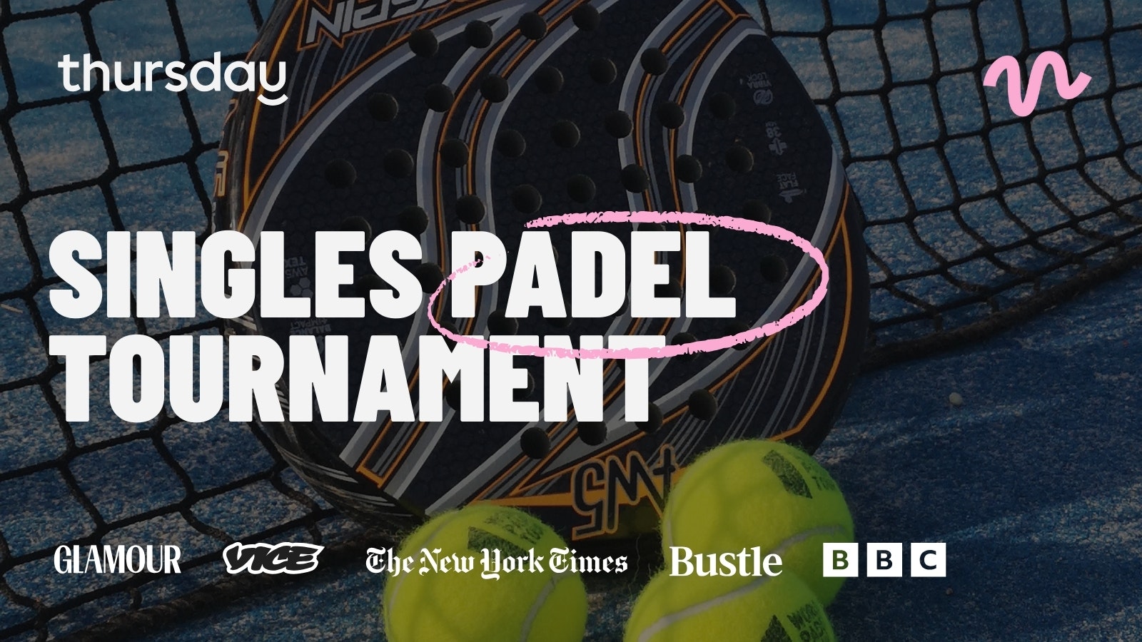 Saturday | Singles Padel Tournament | 254 Racquet Club