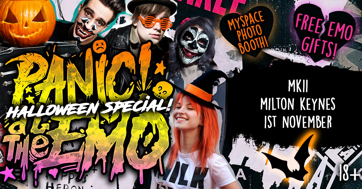 Panic At The Emo: Halloween Special Clubnight at MK11, Milton Keynes