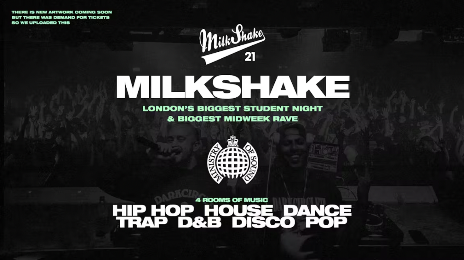 TONIGHT 10:30PM | Milkshake, Ministry of Sound | London’s Biggest Student Night 🔥 September 2nd 2025 🌍