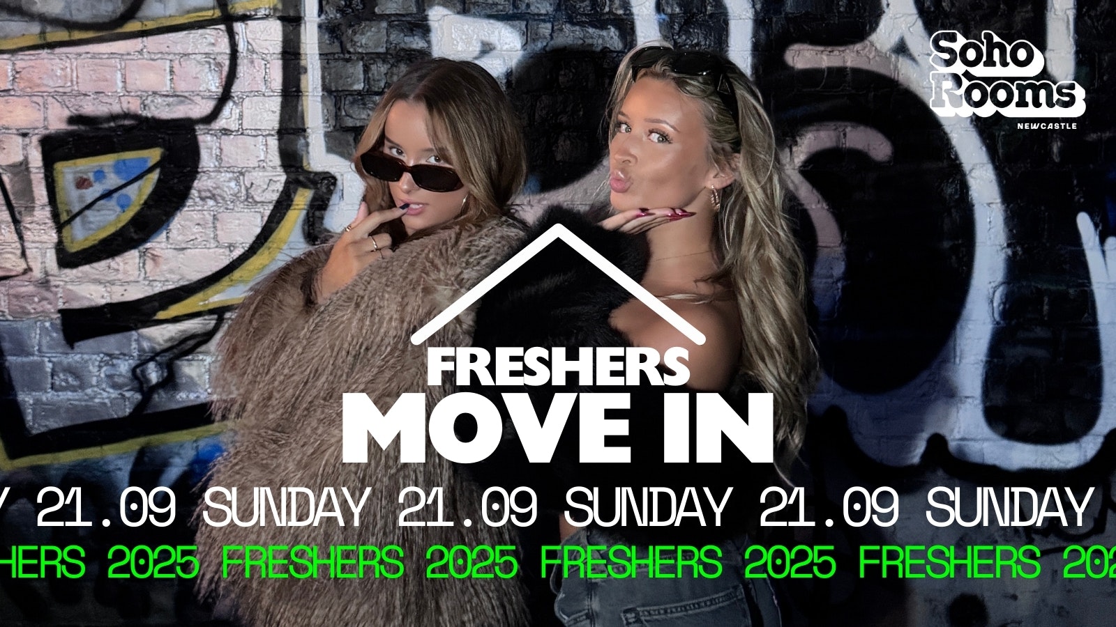 Freshers Move In | Sunday 21st September | Soho Rooms Newcastle