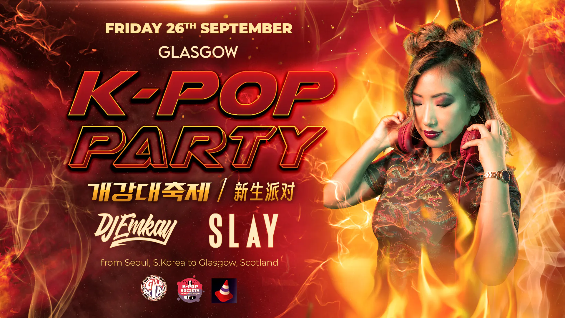 Glasgow K-Pop Party - Fire Tour with DJ EMKAY | Friday 26th September ...
