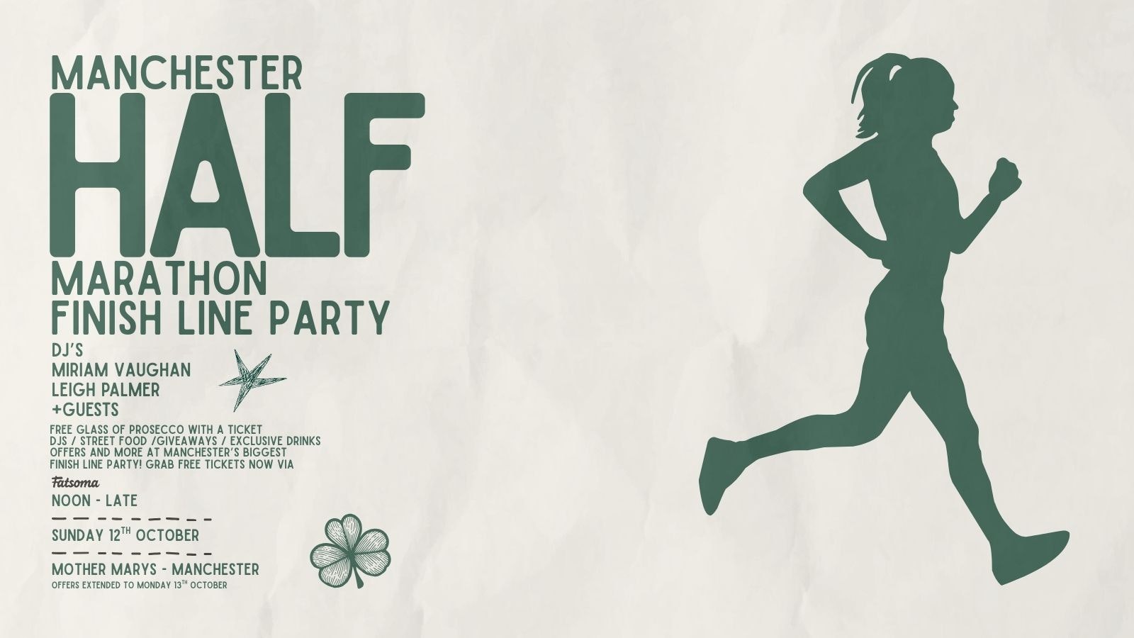 MANCHESTER HALF MARATHON: FINISH LINE PARTY!