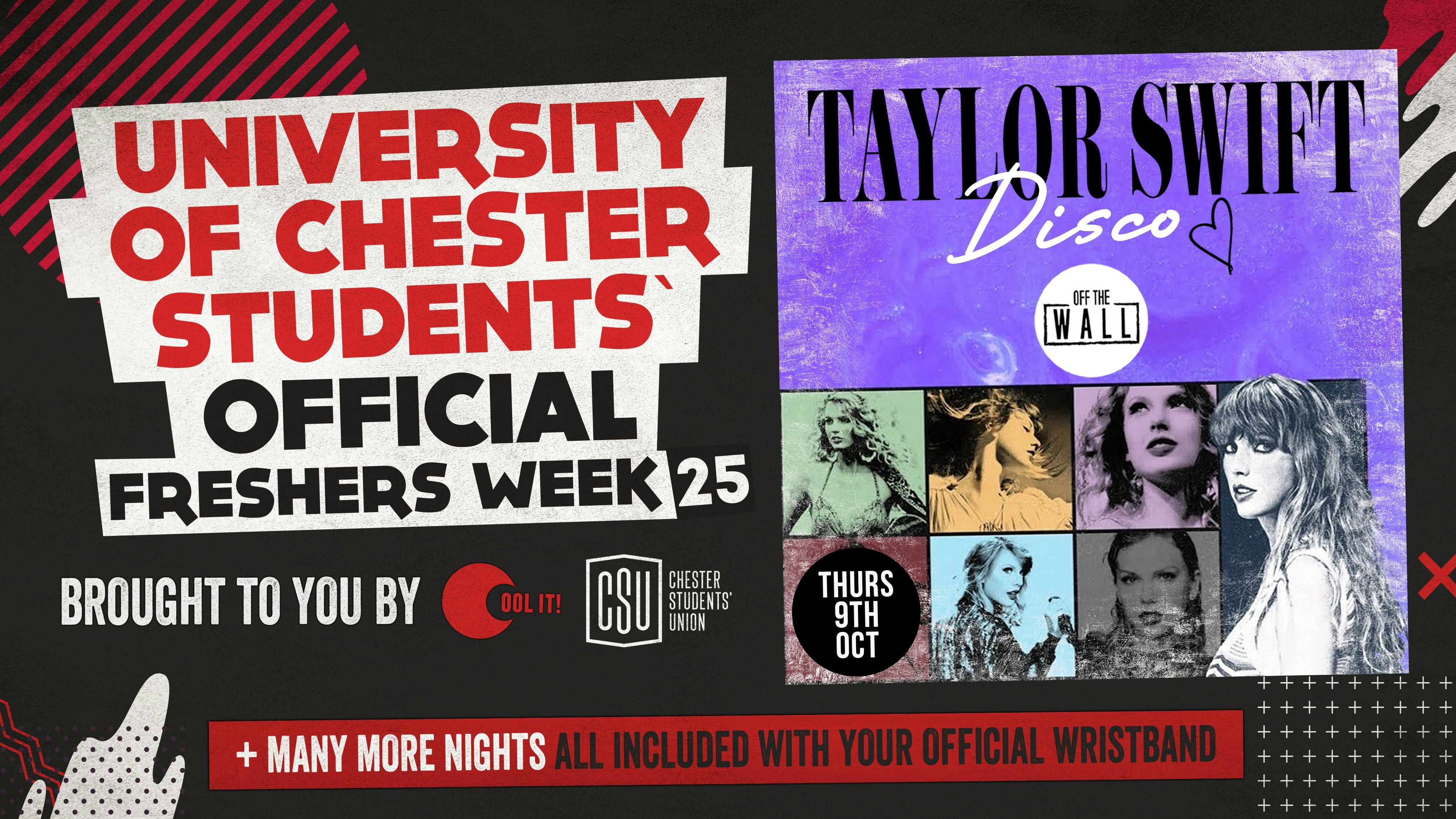 OFFICIAL FRESHERS EVENT 9 – TAYLOR SWIFT DISCO