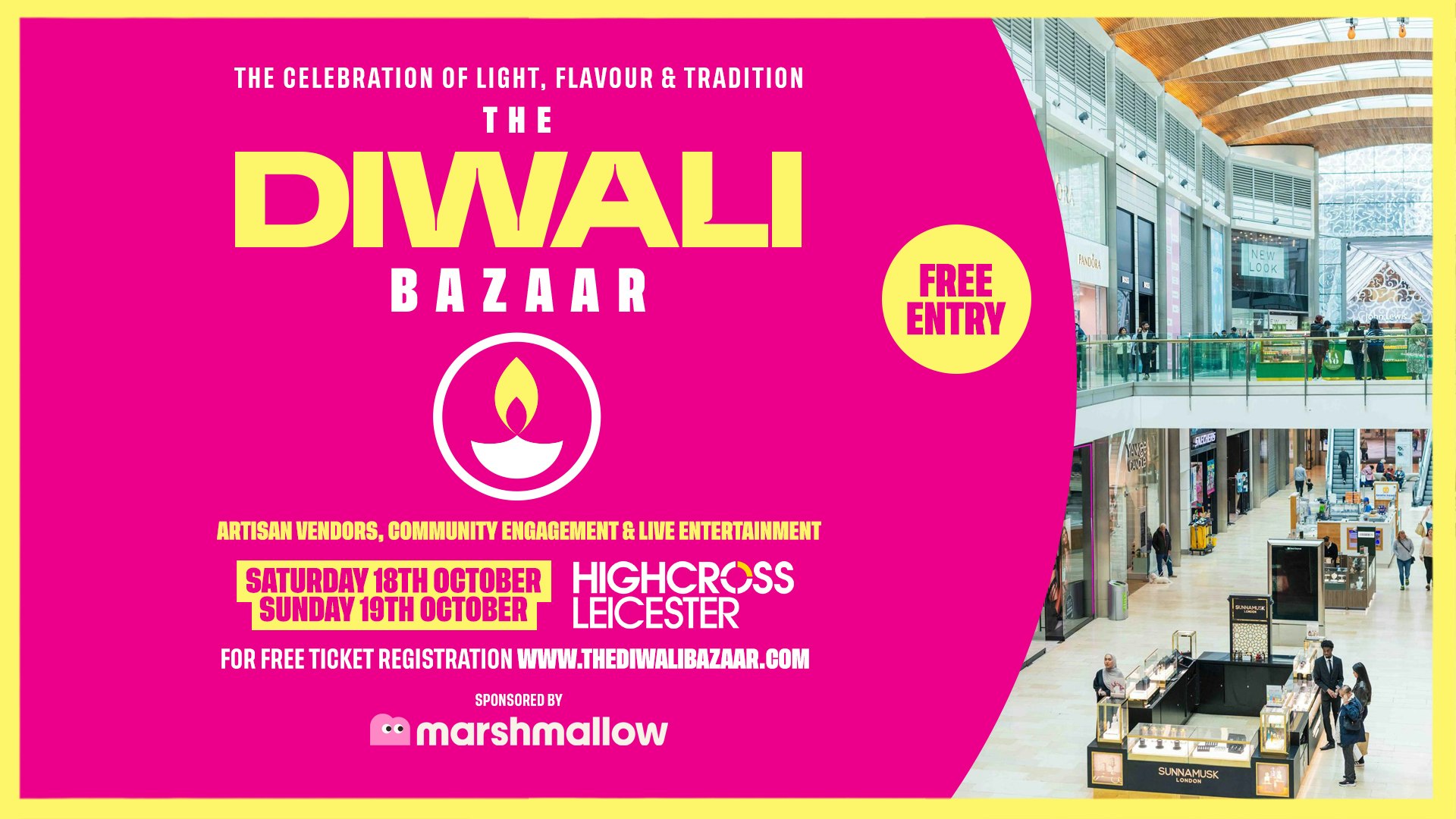 The Diwali Bazaar at Highcross Leicester
