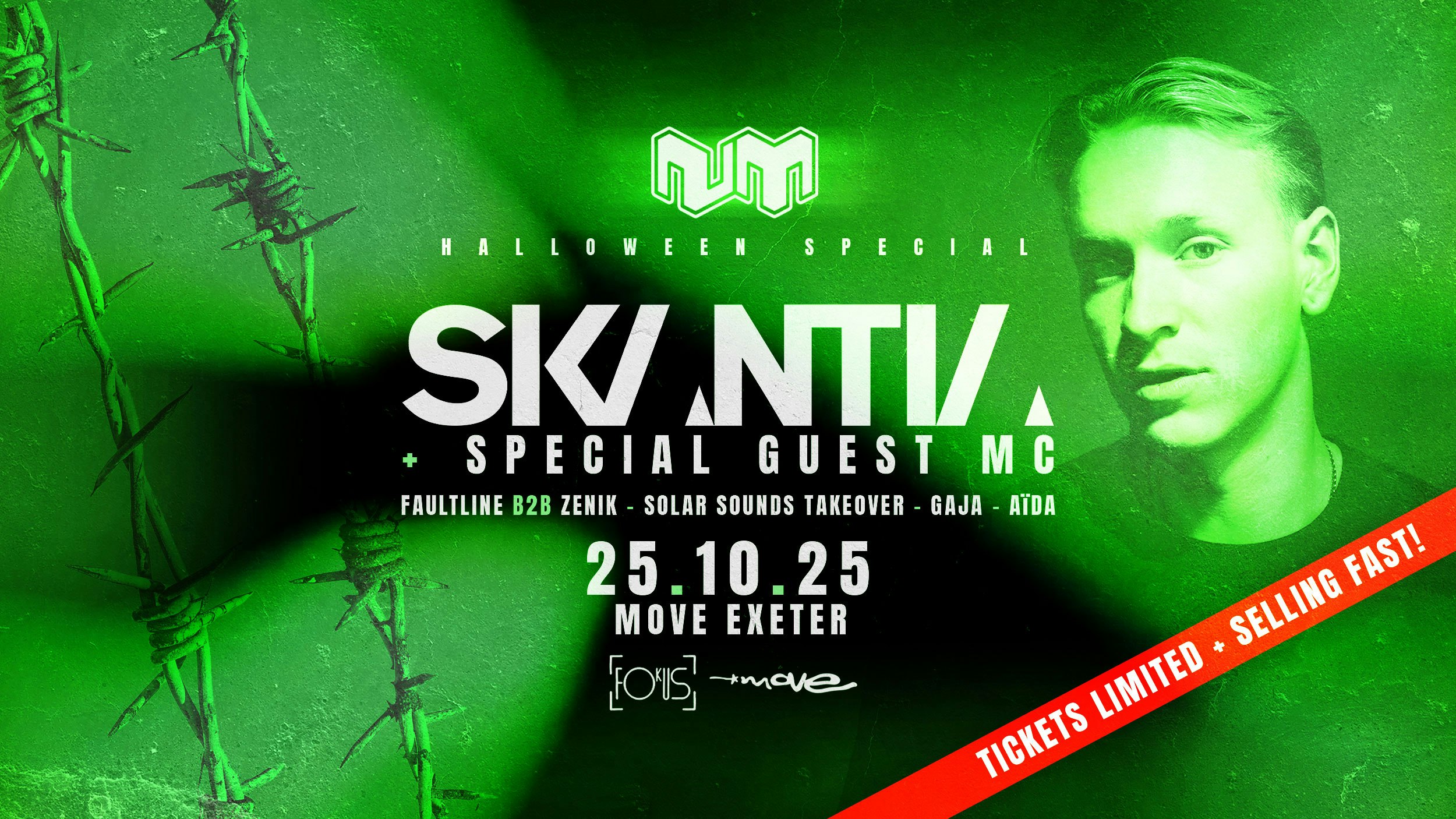 Nu:Motive Exeter Halloween • skantia + Special Guest MC & more