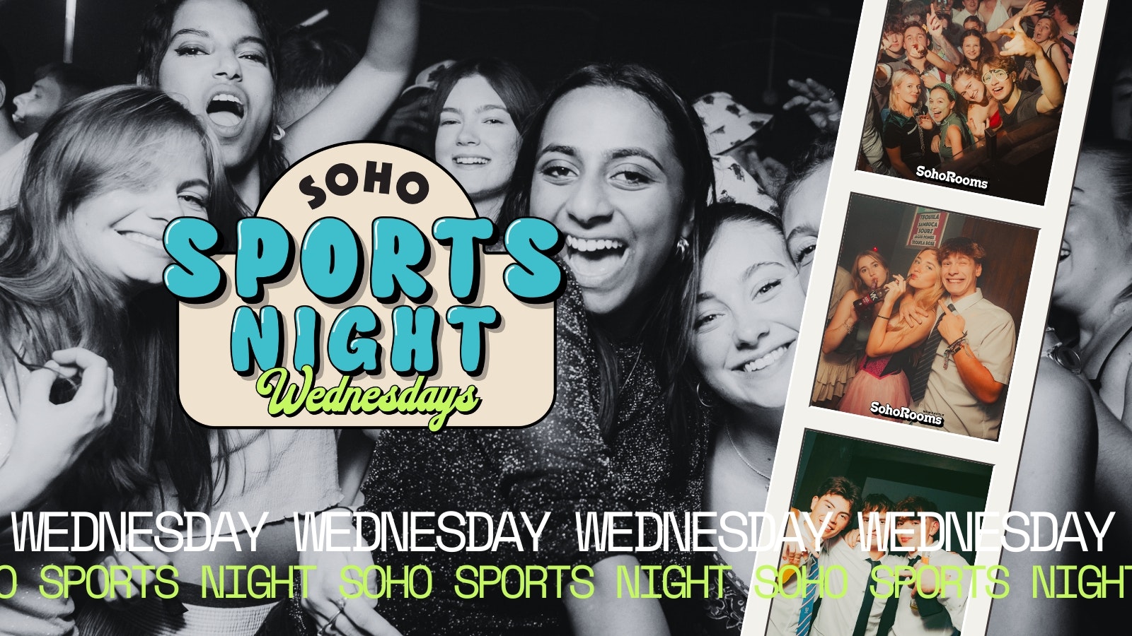 Your Official Soho Sports Night | Wednesday 1st October | Soho Rooms Newcastle