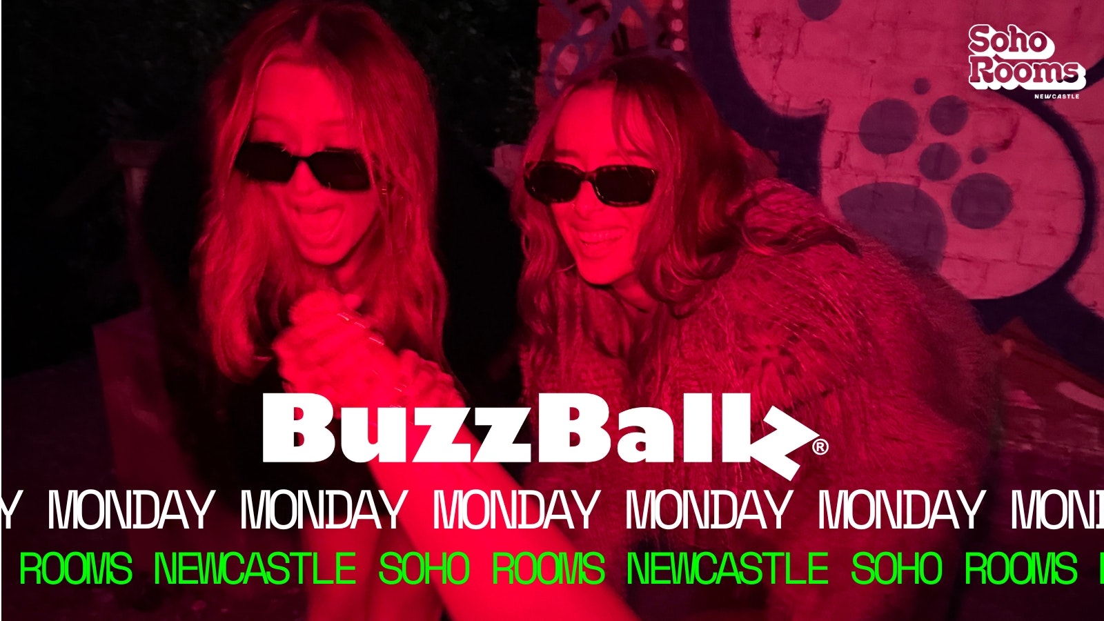 Soho Buzzballz Takeover | Monday 29th September | Soho Rooms Newcastle – #1 Student Venue