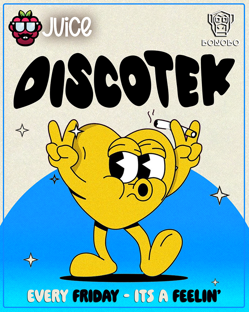 🪩 Friday 3rd October – Discotek 🪩