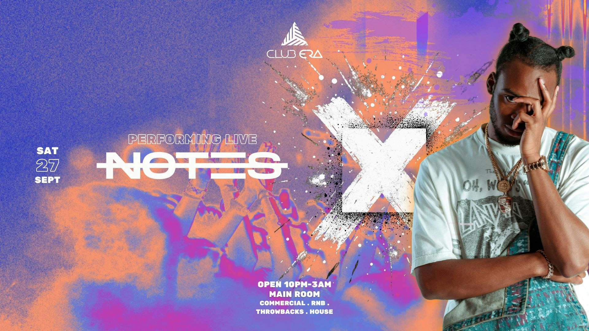 NOT3S PERFORMING LIVE  – VIP BOOTHS