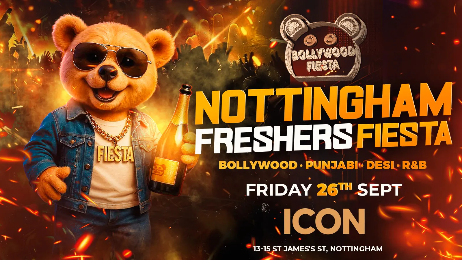 BOLLYWOOD FIESTA PRESENTS: NOTTINGHAM FRESHERS FIESTA at ICON ...