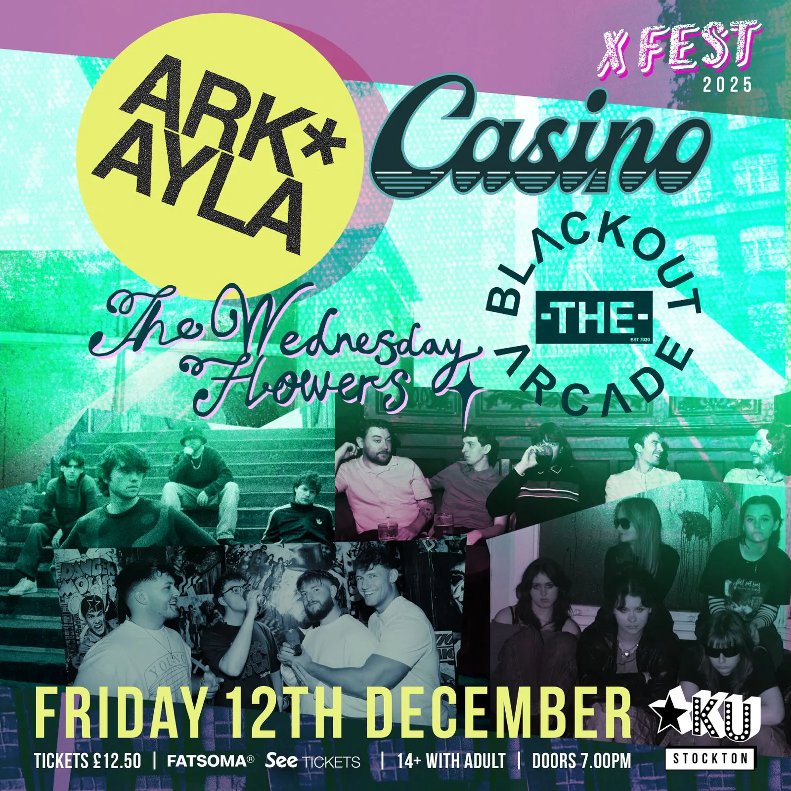 X-Fest 2025: Arkayla, Casino, Blackout The Arcade, The Wednesday