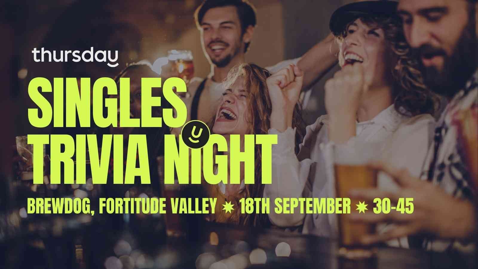 Thursday | BrewDog – Trivia Night (30-45) | Fortitude Valley