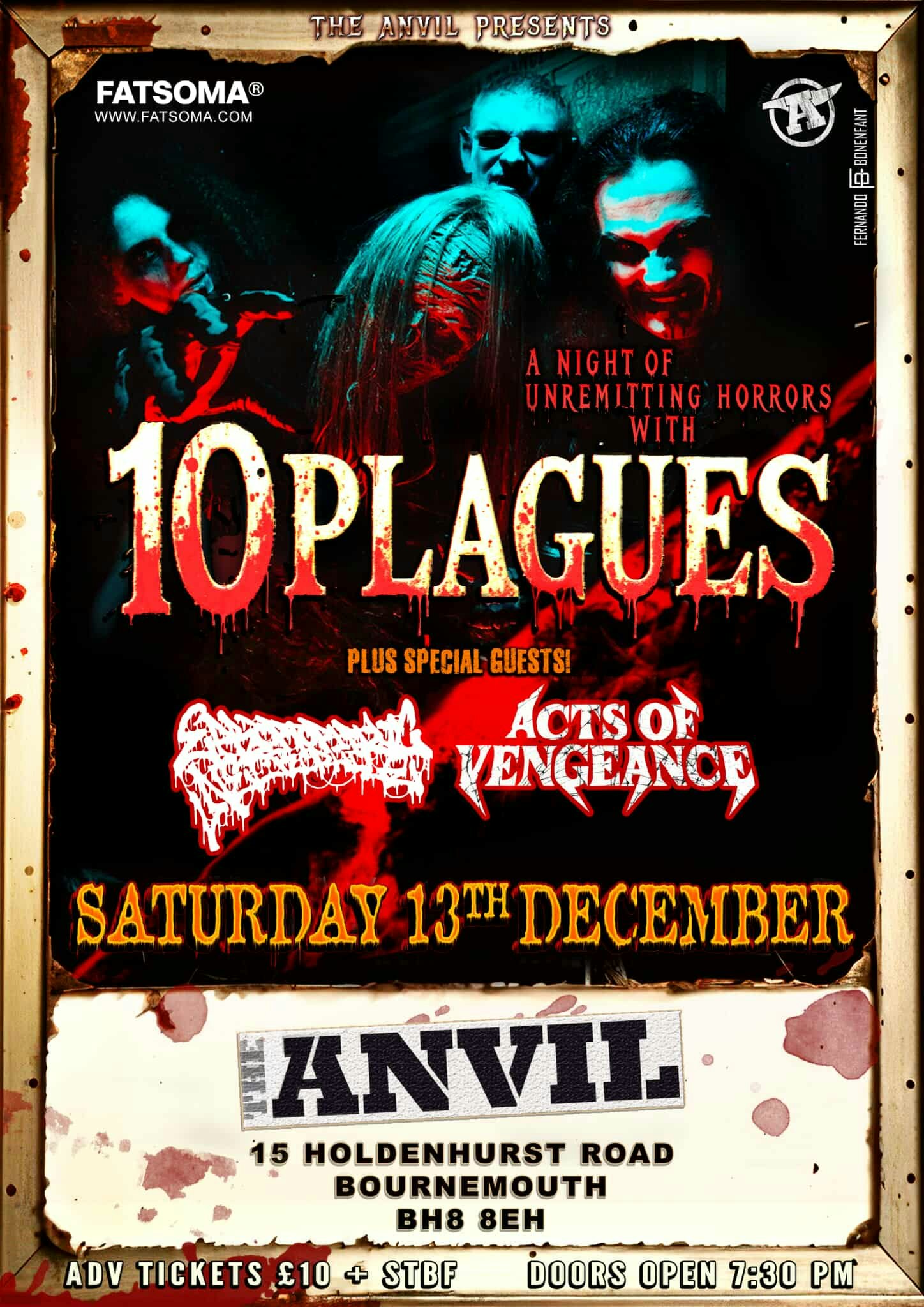 10 Plagues + Acts of Vengence + Eproctophilic Necrophile