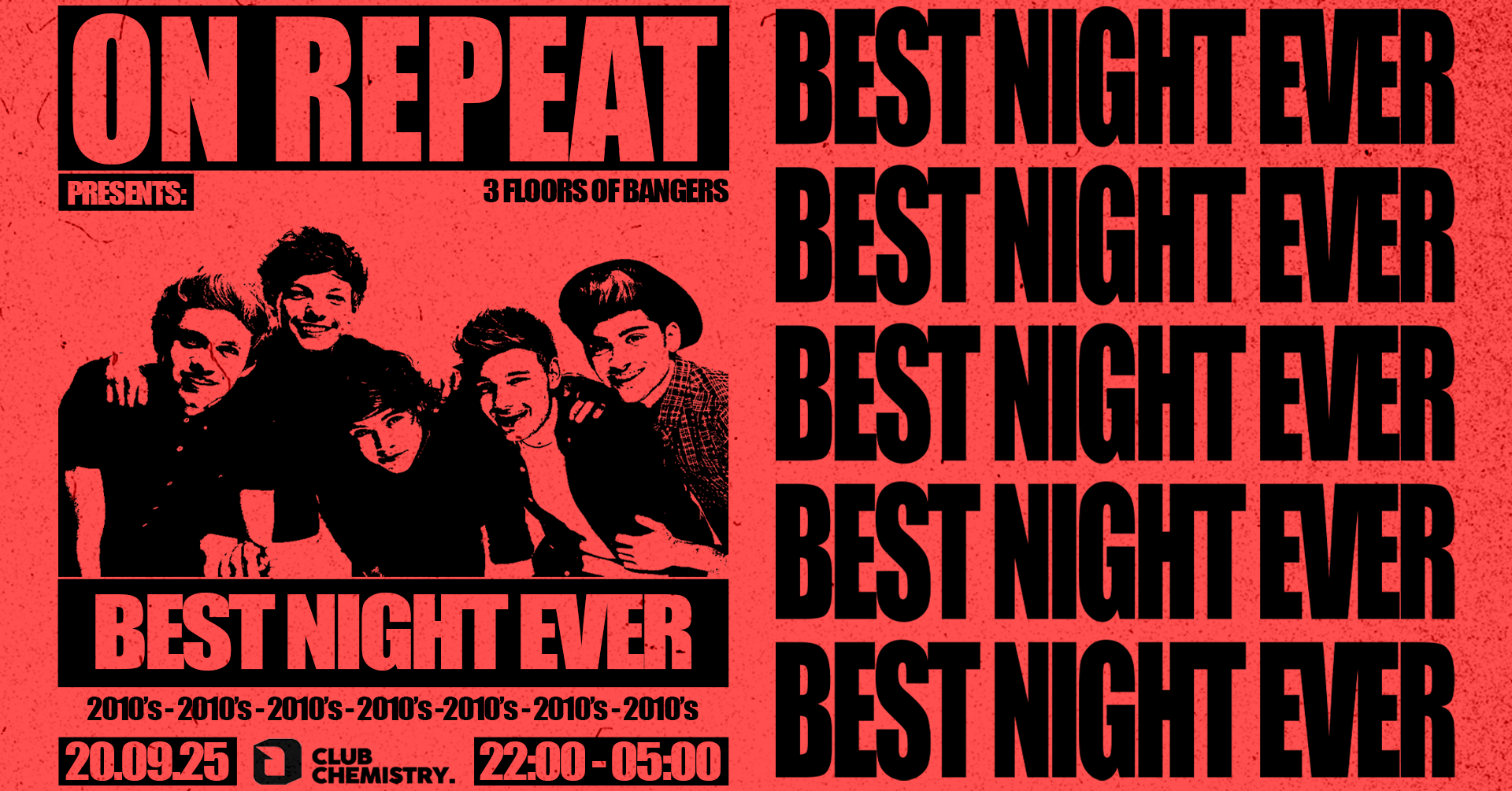 ON REPEAT ∙ BEST NIGHT EVER (2010s freshers party) | Canterbury *43 £7 TICKETS LEFT*