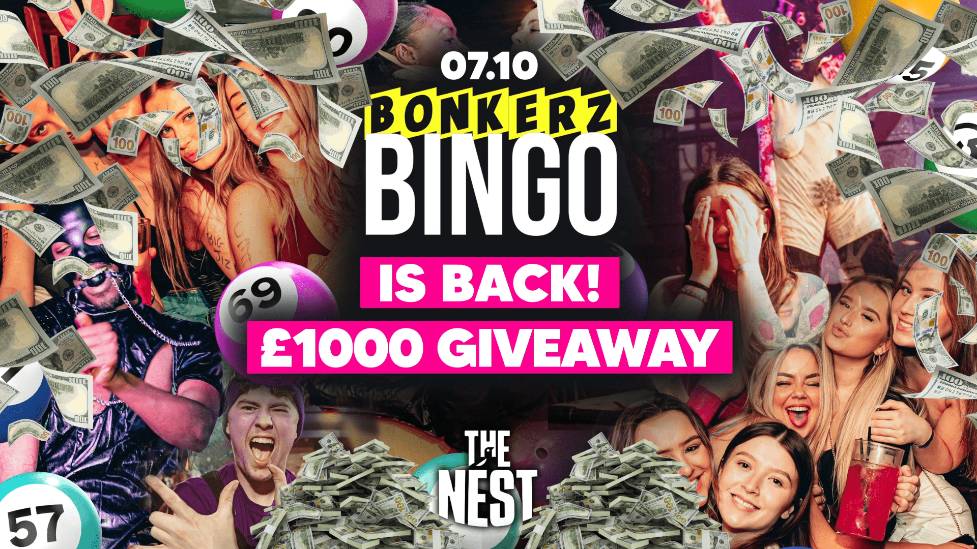 Bonkerz Bingo – £1000 GIVEAWAY