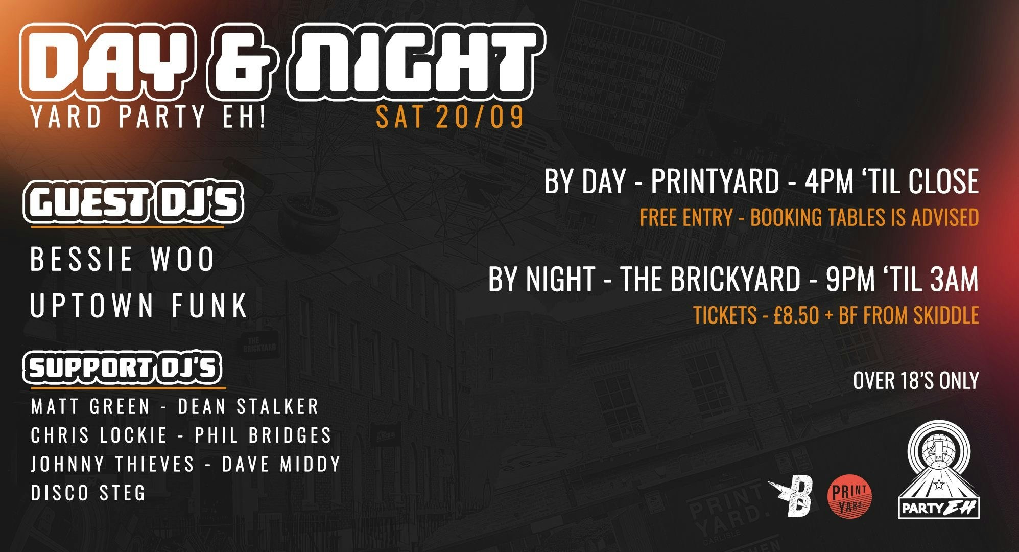 4Play Yard Night Party Eh! with Guest DJ Bessie Woo + Residents