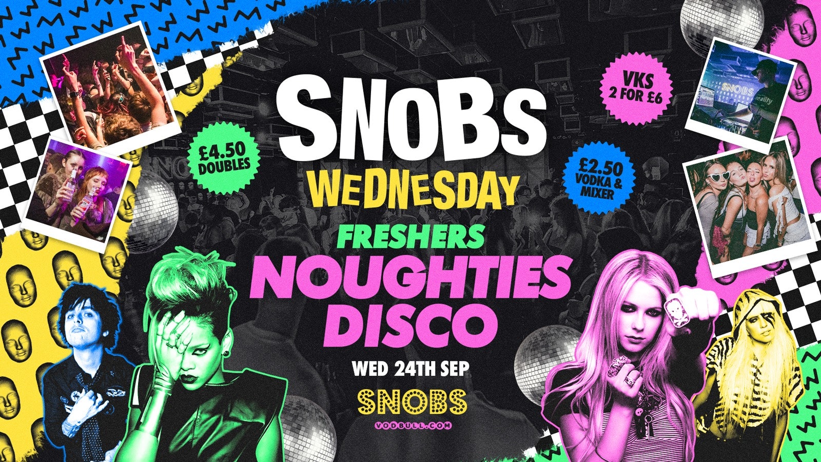 🎶 Snobs Wednesday FRESHERS NOUGHTIES DISCO 🎶 24/09