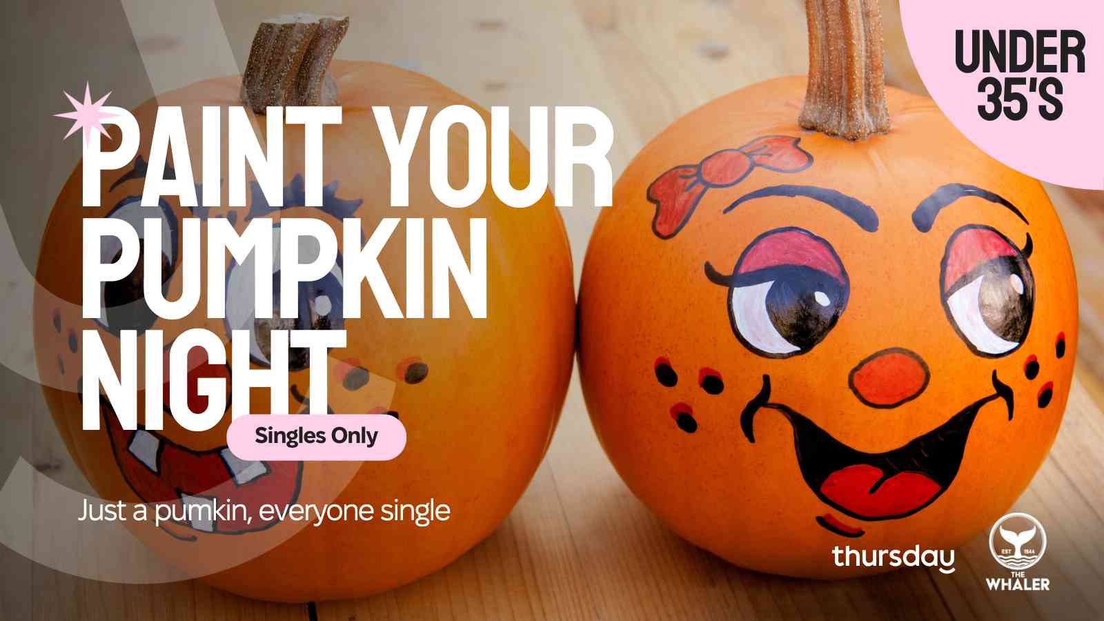 Wednesday | Paint Your Pumpkin Night at The Whaler | Orange County