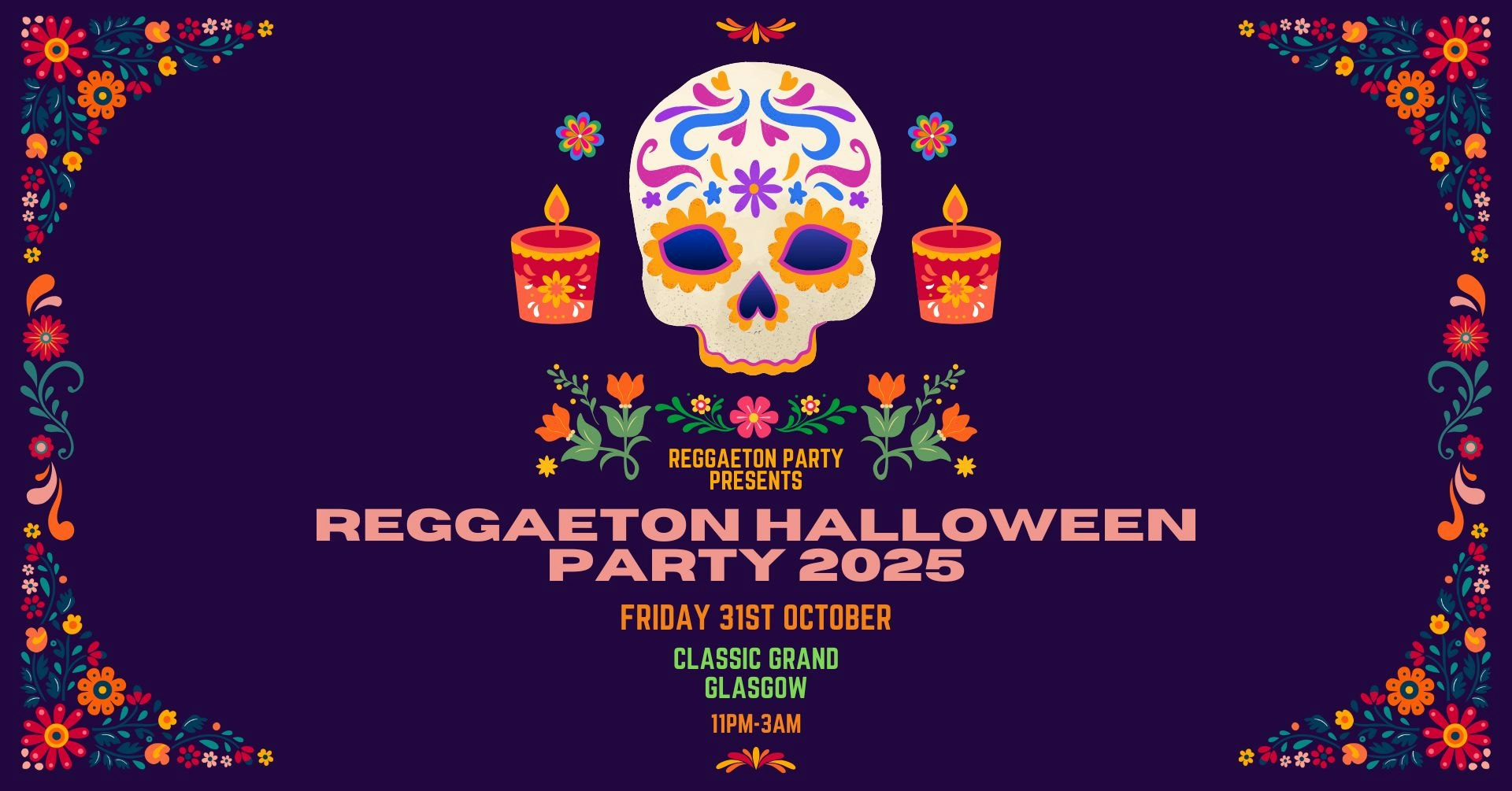 Reggaeton Halloween Party (Glasgow) 2025