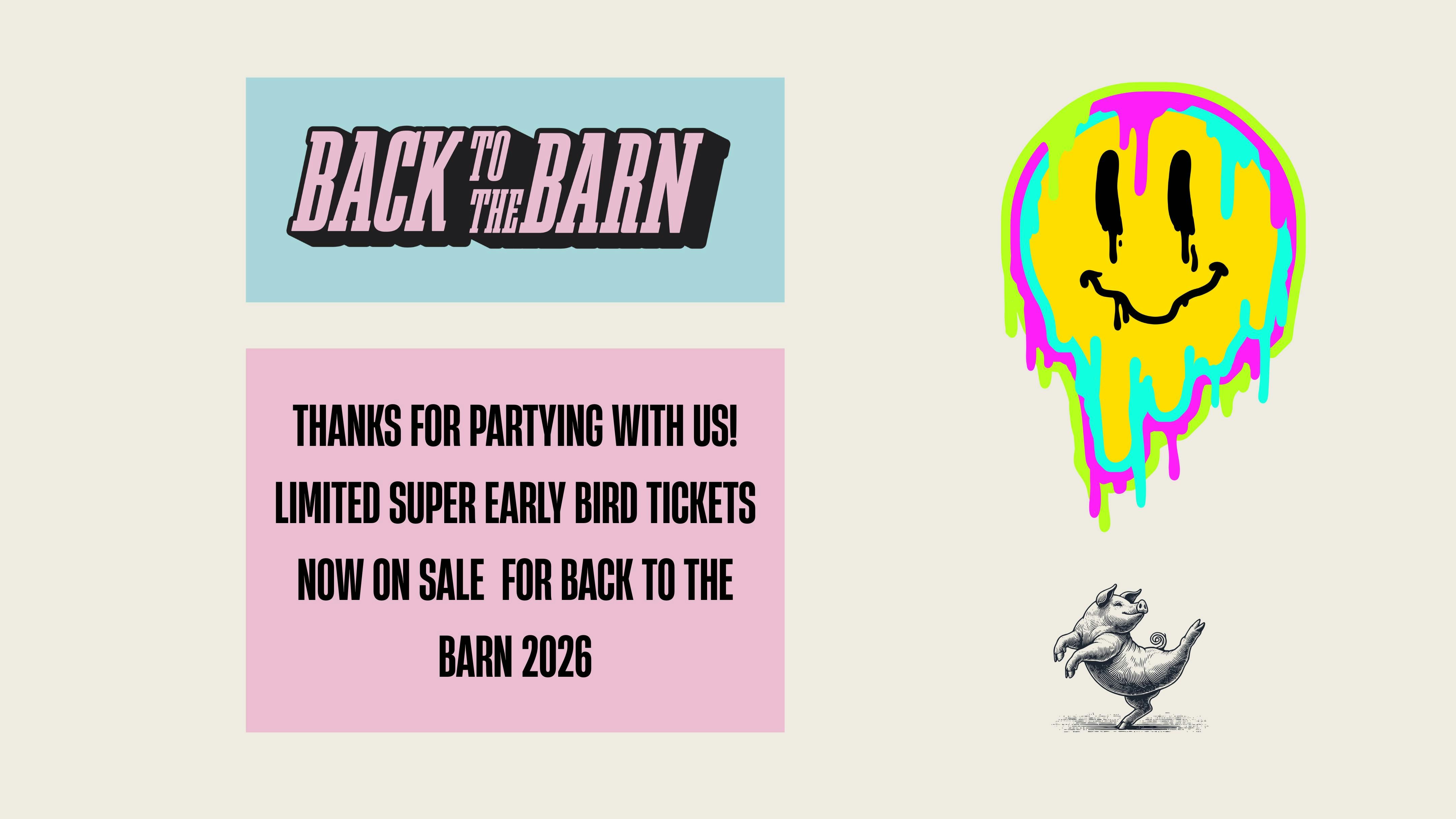 Back to The Barn 2026