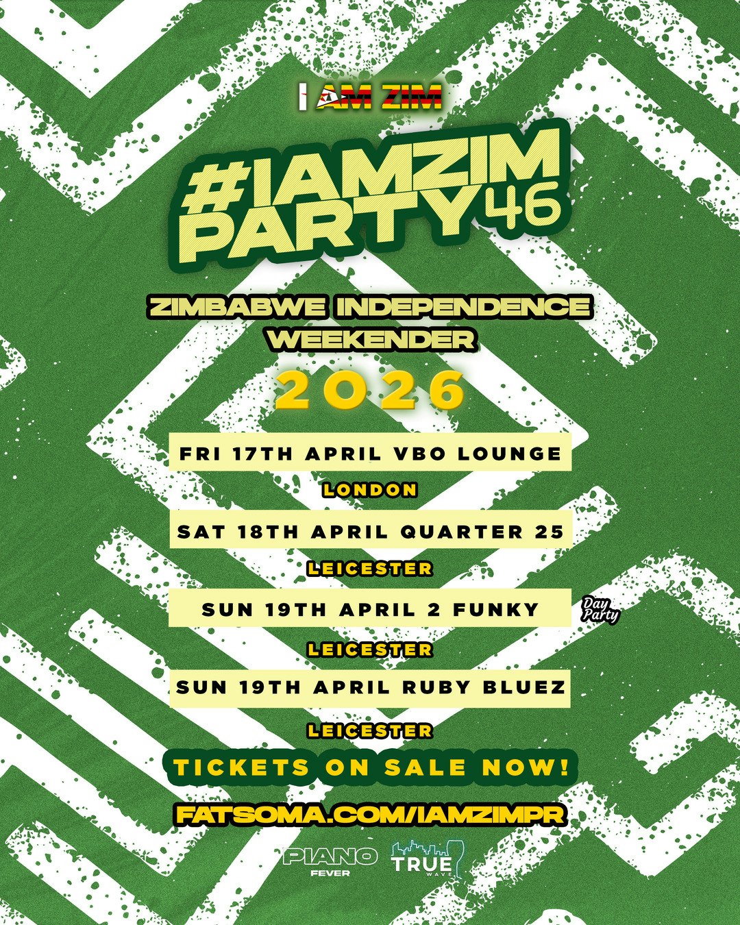 IAMZIMPARTY46 – ZIMBABWE INDEPENDENCE PARTY ( WEEKENDER ) BBQ LEICESTER
