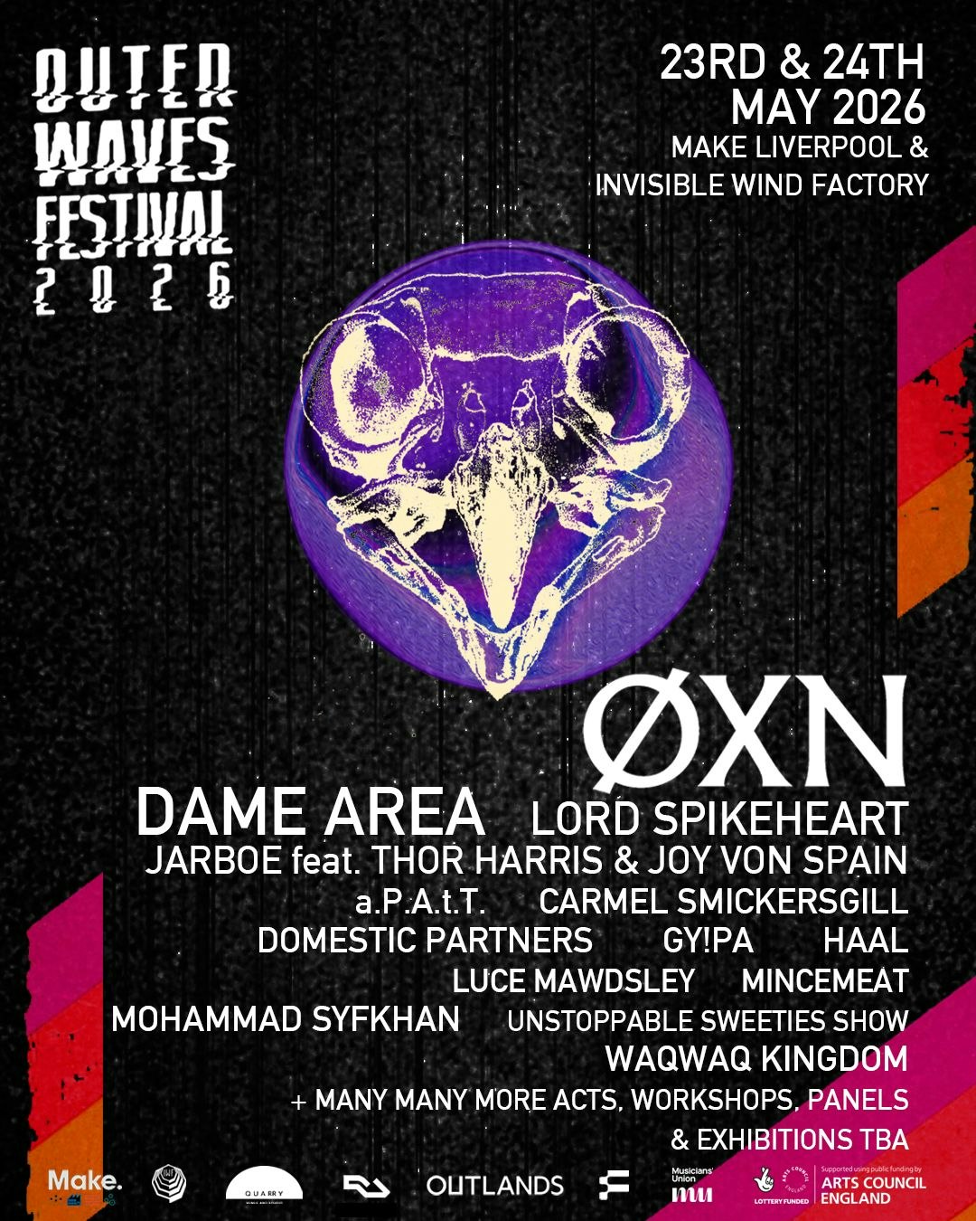 OUTER WAVES FESTIVAL 2026 ~ 23RD-24TH MAY