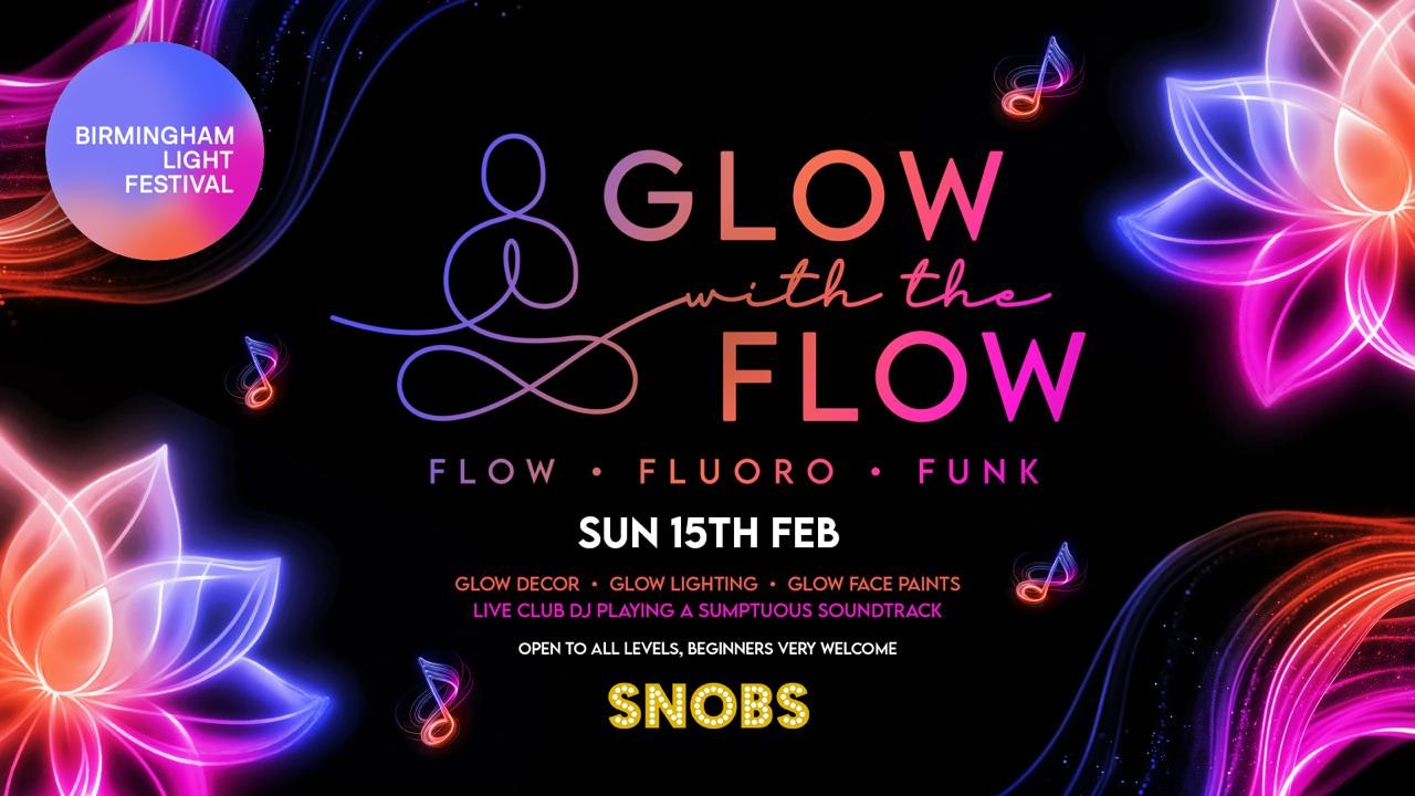GLOW WITH THE FLOW YOGA🧘🏻‍♀️4pm START!! 🤟 15/02