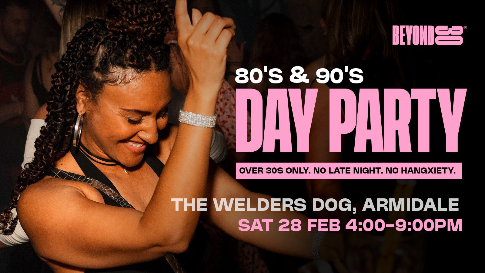 80s & 90s Over 30s Daytime Clubbing – ARMIDALE🕺🏽